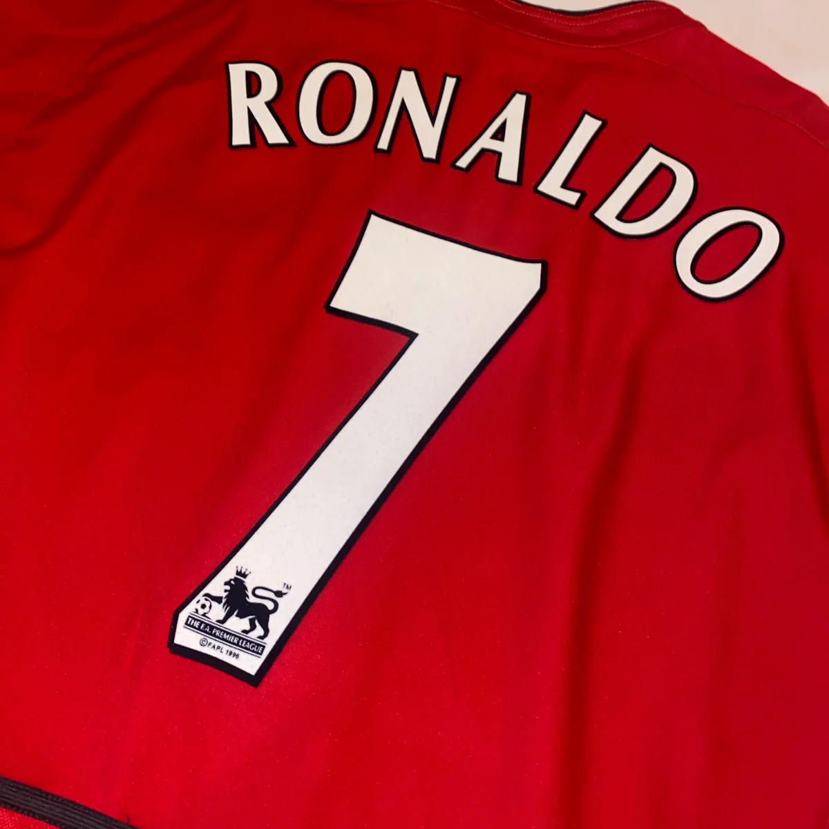 Manchester United 03/04 Local #7 Ronaldo XL - Imagen 7