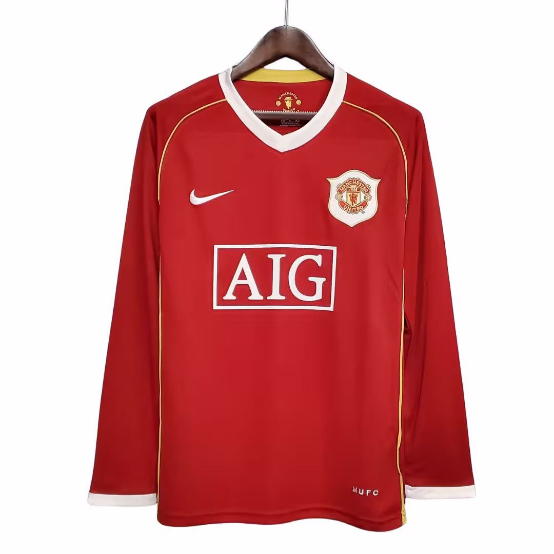 Camiseta Manga Larga Retro Manchester United 2006/07