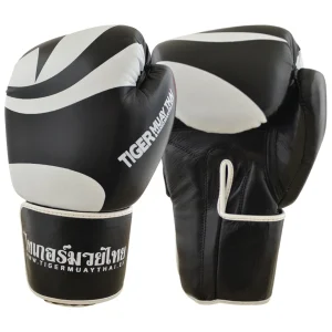 GUANTES DE MUAY THAI TMT LIMITED EYES EDITION NEGRO/BLANCO
